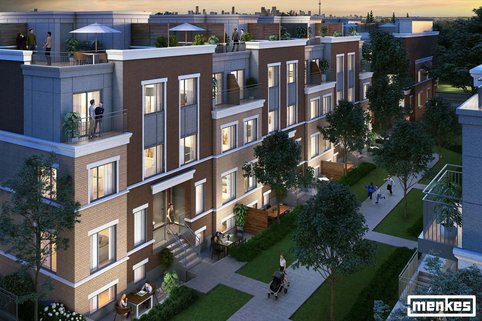 Lake and Town - Main Image